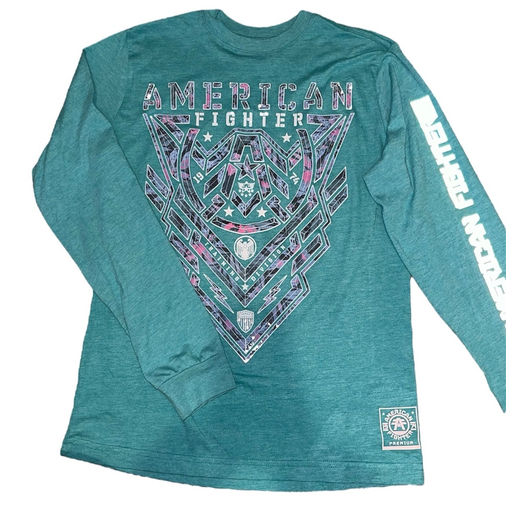 AMERICAN FIGHTER top with an oversized look women’s size s